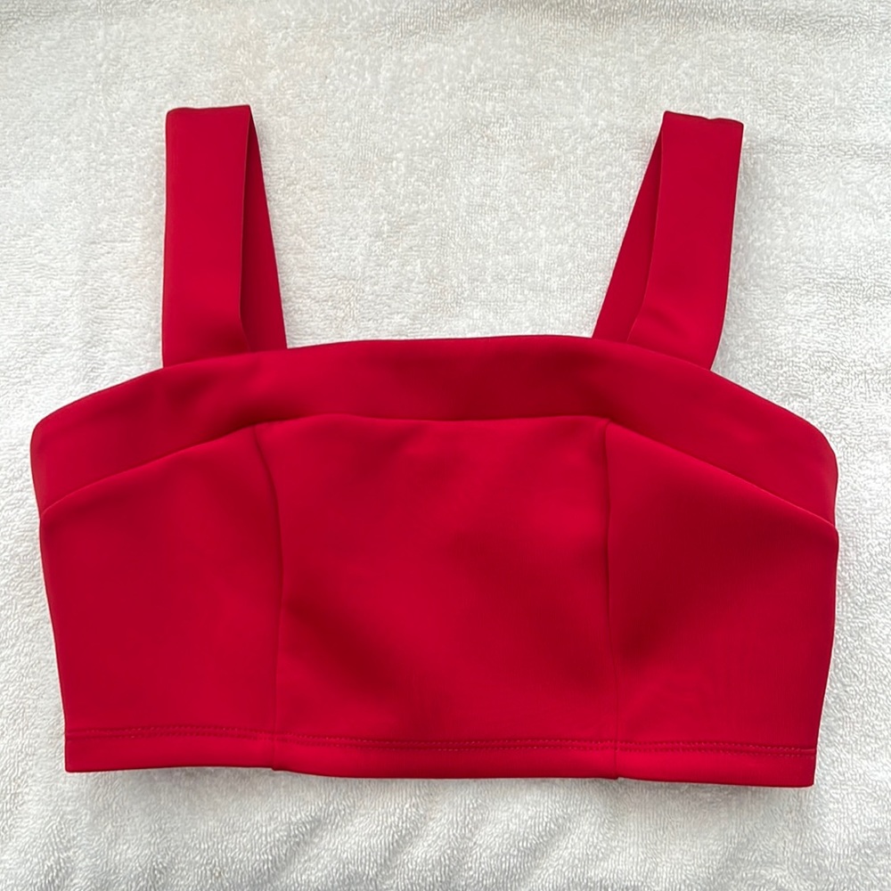 Red Crop Top